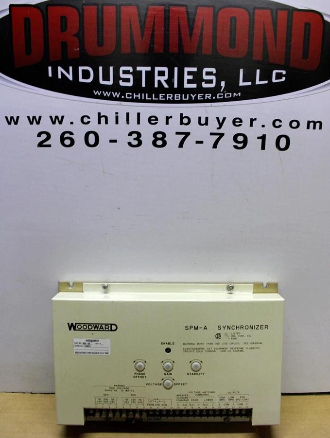 Used WOODWARD SPM-A SYNCHRONISER 9905-002 REV. P 240 VAC 10 WATT **WARRANTY**