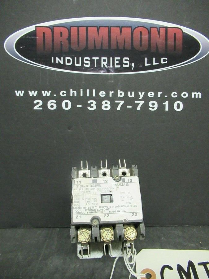 Used PRODUCTS UNLIMITED 3100-30T828WA 25 AMP 600 VAC 20 HP 35AMP/RES HN53CB115