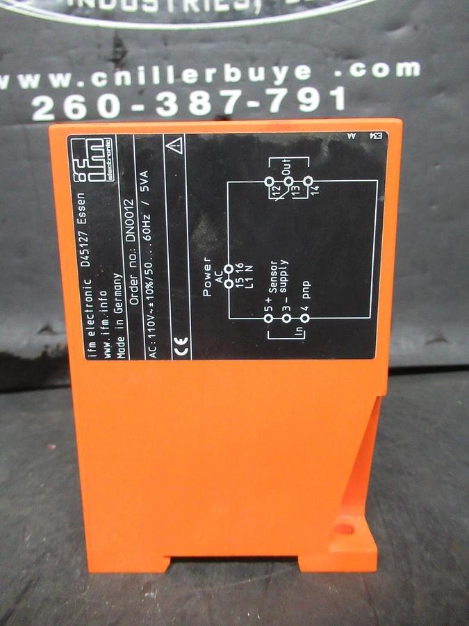 Used IFM SWITCHING AMPLIFIER N-600 NY-33-1 110 VAC 60 HZ 5 VA **WARRANTY INCLUDED**