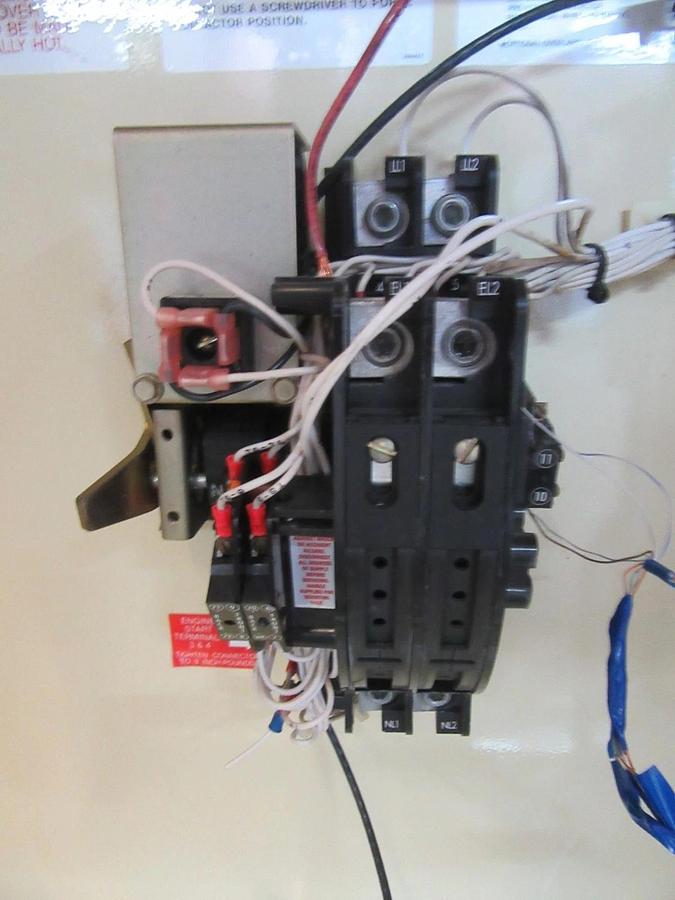 Used 150 AMP KOHLER ASCO ATS AUTOMATIC TRANSFER SWITCH K-164231-150 240 V 1 PH 60 HZ