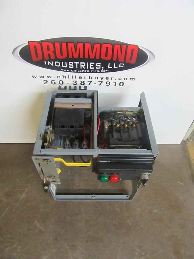 Used SQUARE D MCC FUSIBLE BUCKET 18" NEMA 2 MODEL 5W/ 8536SD01 *NO DOOR*