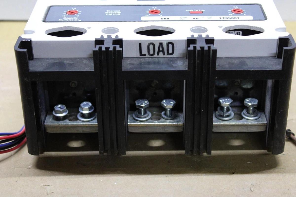 Used CUTLER-HAMMER DC CIRCUIT BREAKER HLDDC3600F 500 AMP TRIP 600 VDC **WARRANTY**