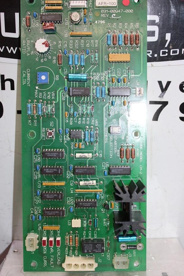 Used YORK CM-2 HVAC CURRENT CONTROLLER CIRCUIT BOARD 031-00947-000 REV. C