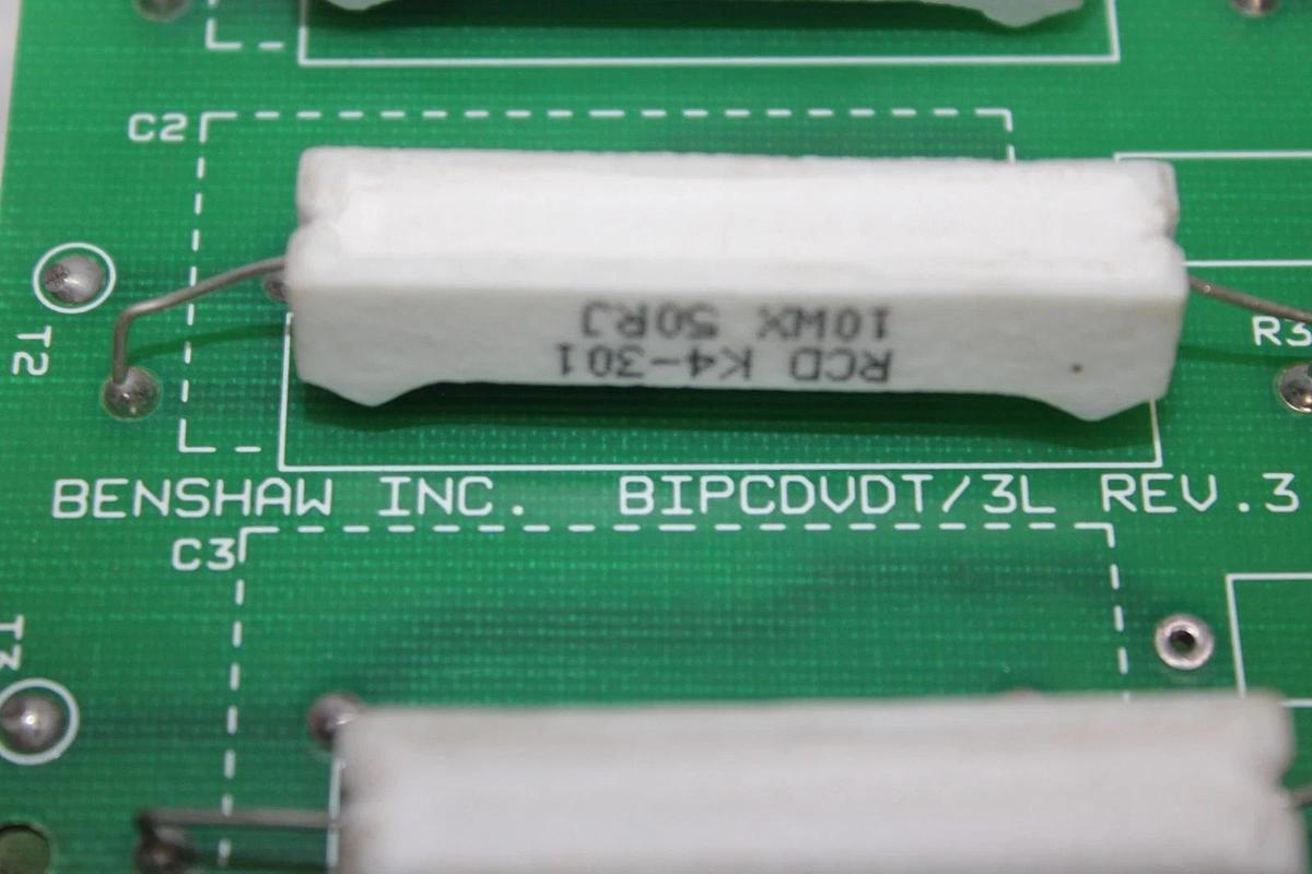 Used BENSHAW RELAY CIRCUIT BOARD BIPCDVDT/3L REV. 3 **WARRANTY INCLUDED**