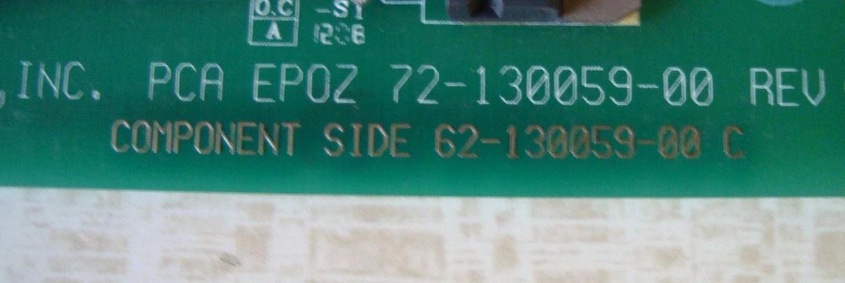 Used EPE TECHNOLOGIES PCA EPOZ CIRCUIT BOARD MODEL: 72-130059-00