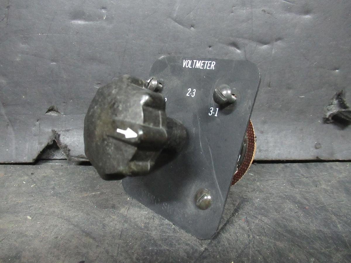 Used ELECTROSWITCH SERIES 31 CONTROL SWITCH 3104C 3-PHASE 125-600 VAC 10-3 AMP