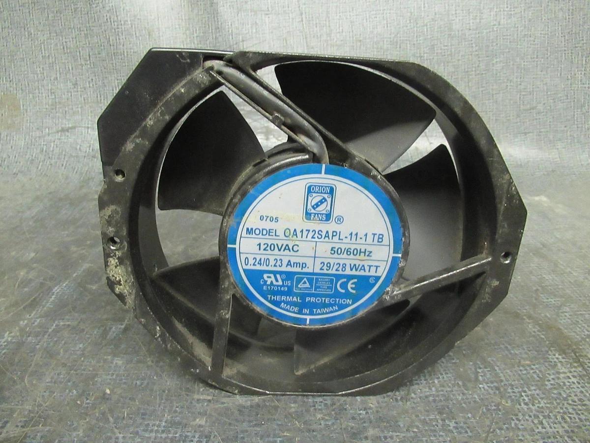 Used ORION THERMAL PROTECTED FAN OA172SAPL-11-1TB 120VAC **WARRANTY INCLUDED**