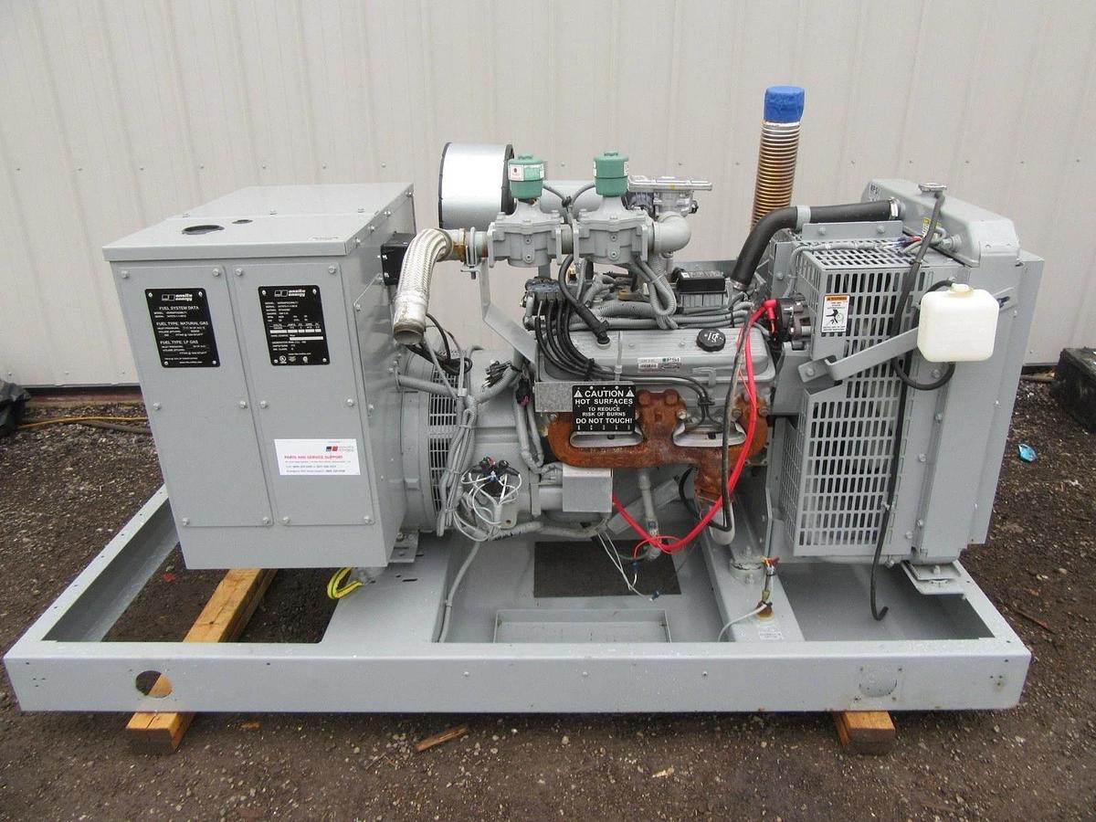 Used 50 KW GENERATOR MTU 5.0 NATURAL GAS / LP 120/208V 3 PH RE-CONNECTABLE 23 HRS