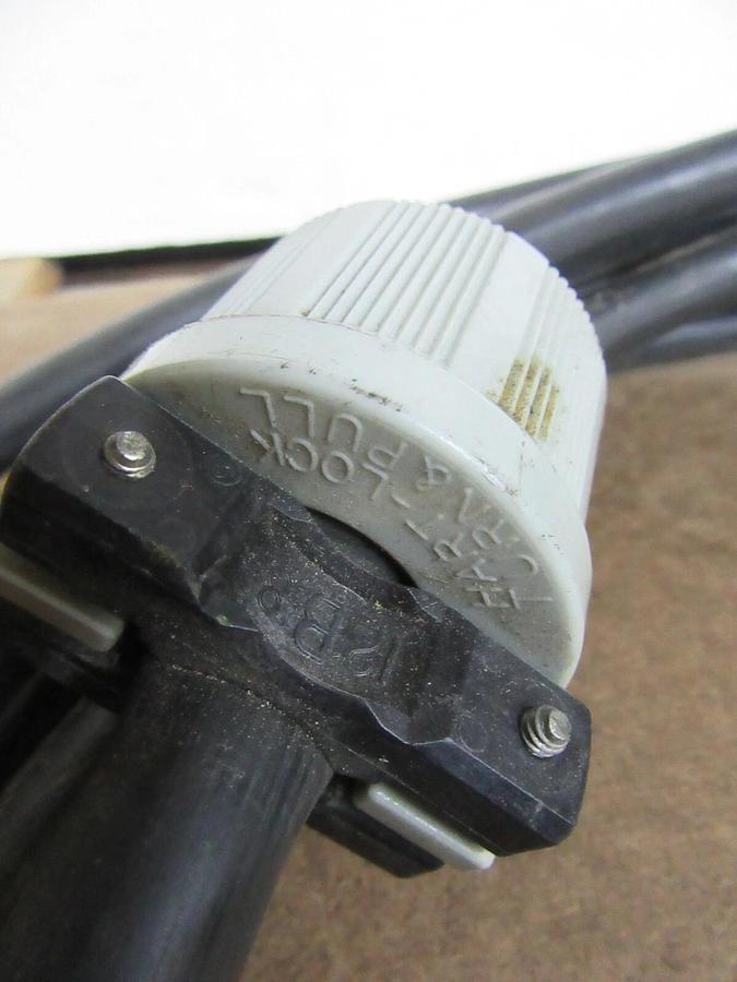 Used 25' SO 12/3 POWER CORD WIRE 20 A 120 V 1 PH HUBBELL / HART TWIST-LOCK PLUG SOW-A