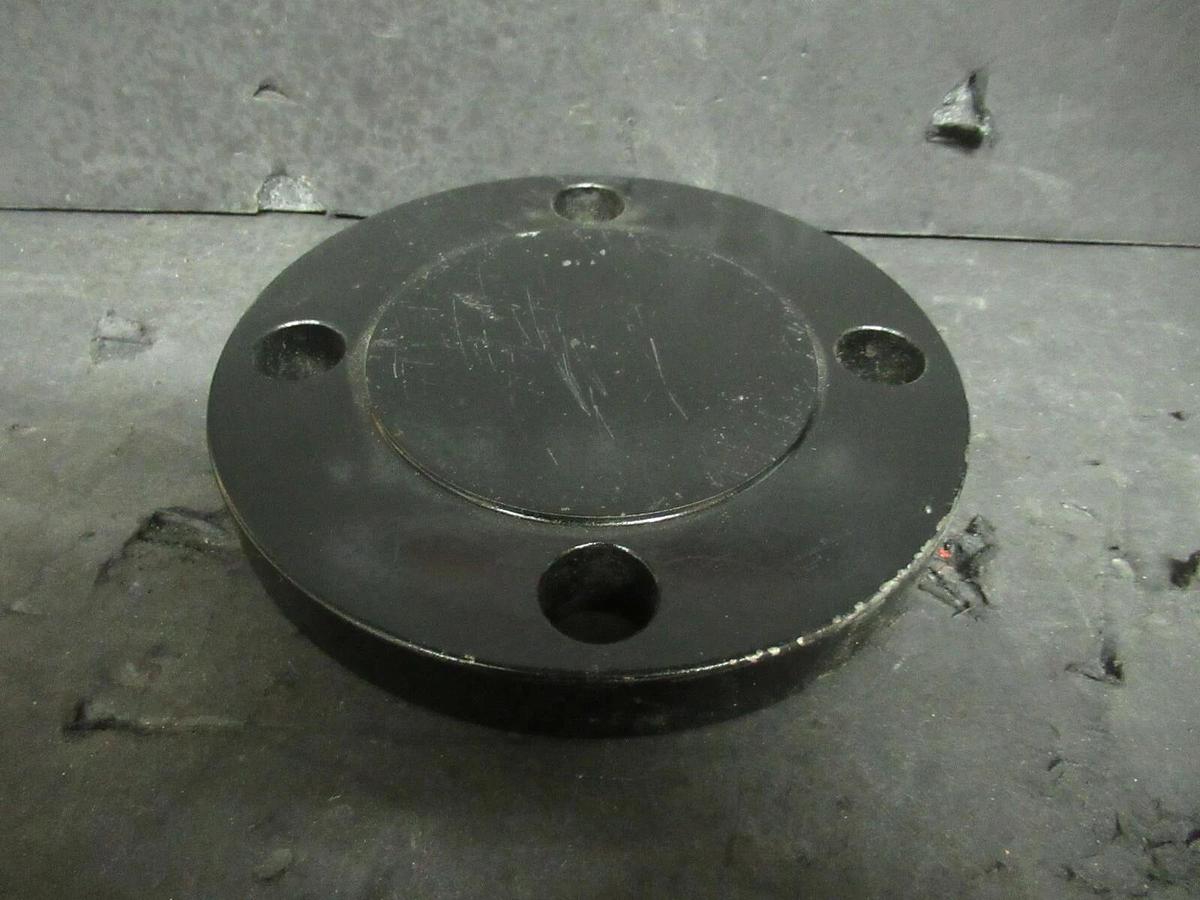 KERKAU FLANGE 2 INCH BLANK 6 INCH OVERALL DIAMETER 4 BOLT 150 PSI