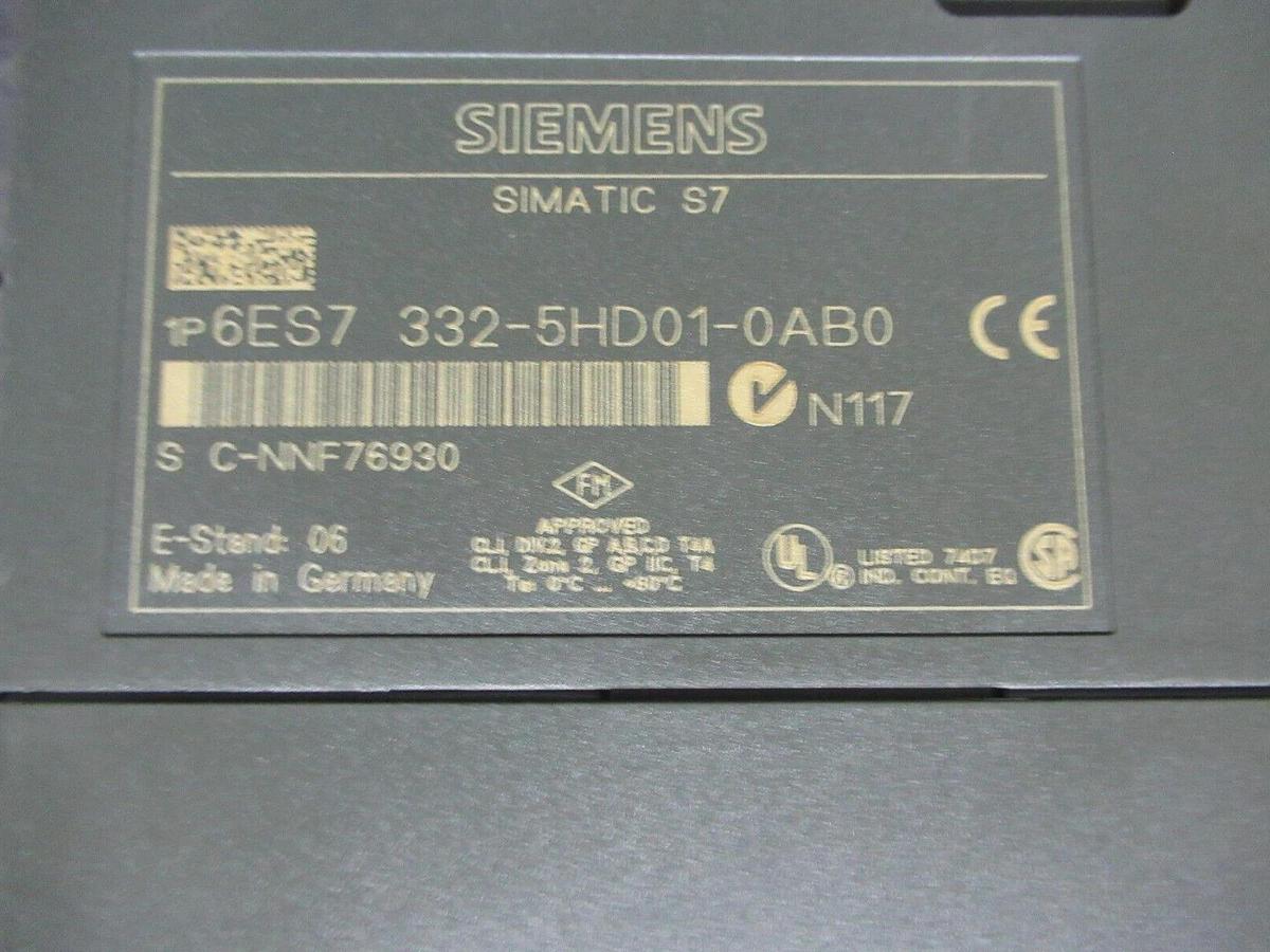 Used SIEMENS SIMATIC S7 OUTPUT MODULE 6ES7-332-5D01-0AB0 **WARRANTY**