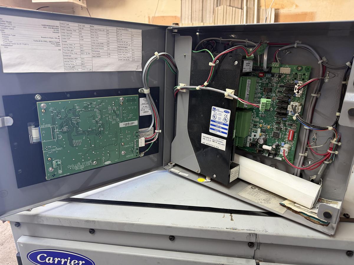 Used CARRIER EVERGREEN / AQUAEDGE CHILLER VFD PANEL 19XVR0414201 41LR4160