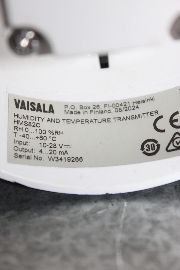 Used VAISALA HUMIDITY AND TEMPERATURE SENSOR HMS82C 28 VDC 20 mA **WARRANTY**