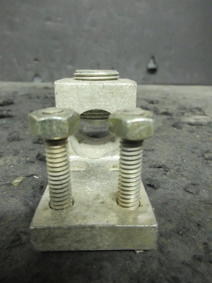 Used (3) MARATHON 97475 1 BARREL MECHANICAL WIRE CONNECTOR LUG TAP 500MCM - #4 POSTS