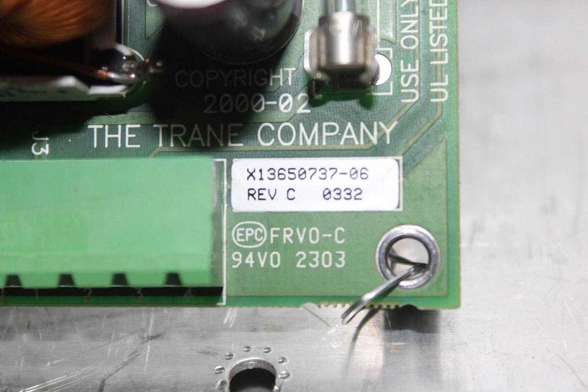 Used TRANE HVAC POWER SUPPLY CIRCUIT BOARD X13650737-06 REV. C **WARRANTY**