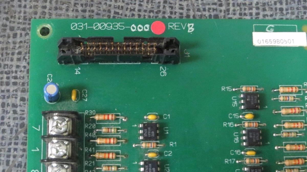 Used (1) YORK INPUT CIRCUIT BOARD 031-00935-000 REV B  **WARRANTY INCLUDED!**