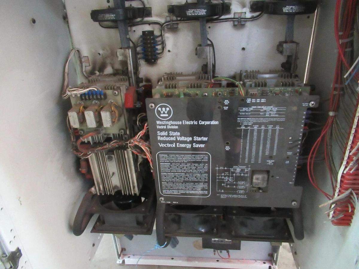 Used WESTINGHOUSE 350 HP 420 AMP SOLID STATE REDUCED VOLTAGE STARTER 480 VAC VECTROL