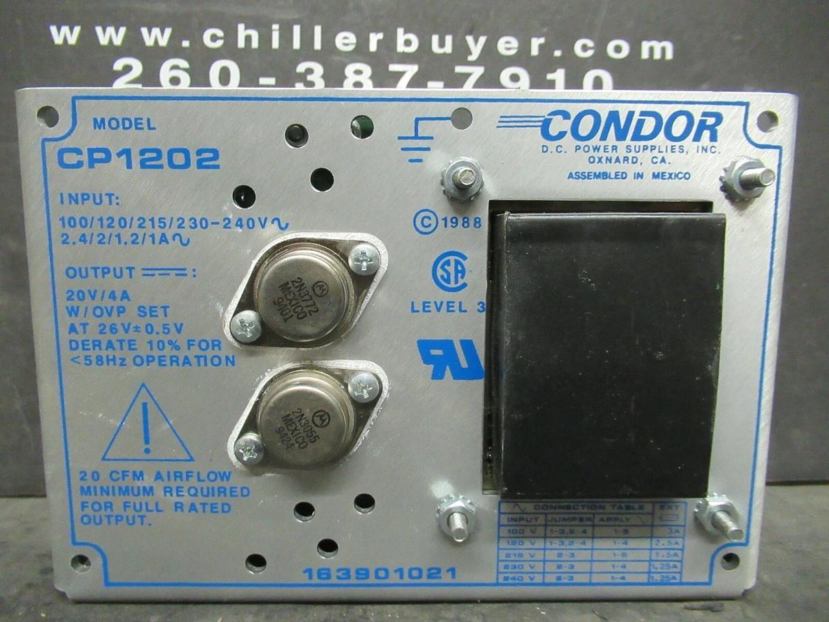 NEW SURPLUS CONDOR CP1202 DC POWER SUPPLY 120/240 VAC TO 20 VDC @ 4 AMPS