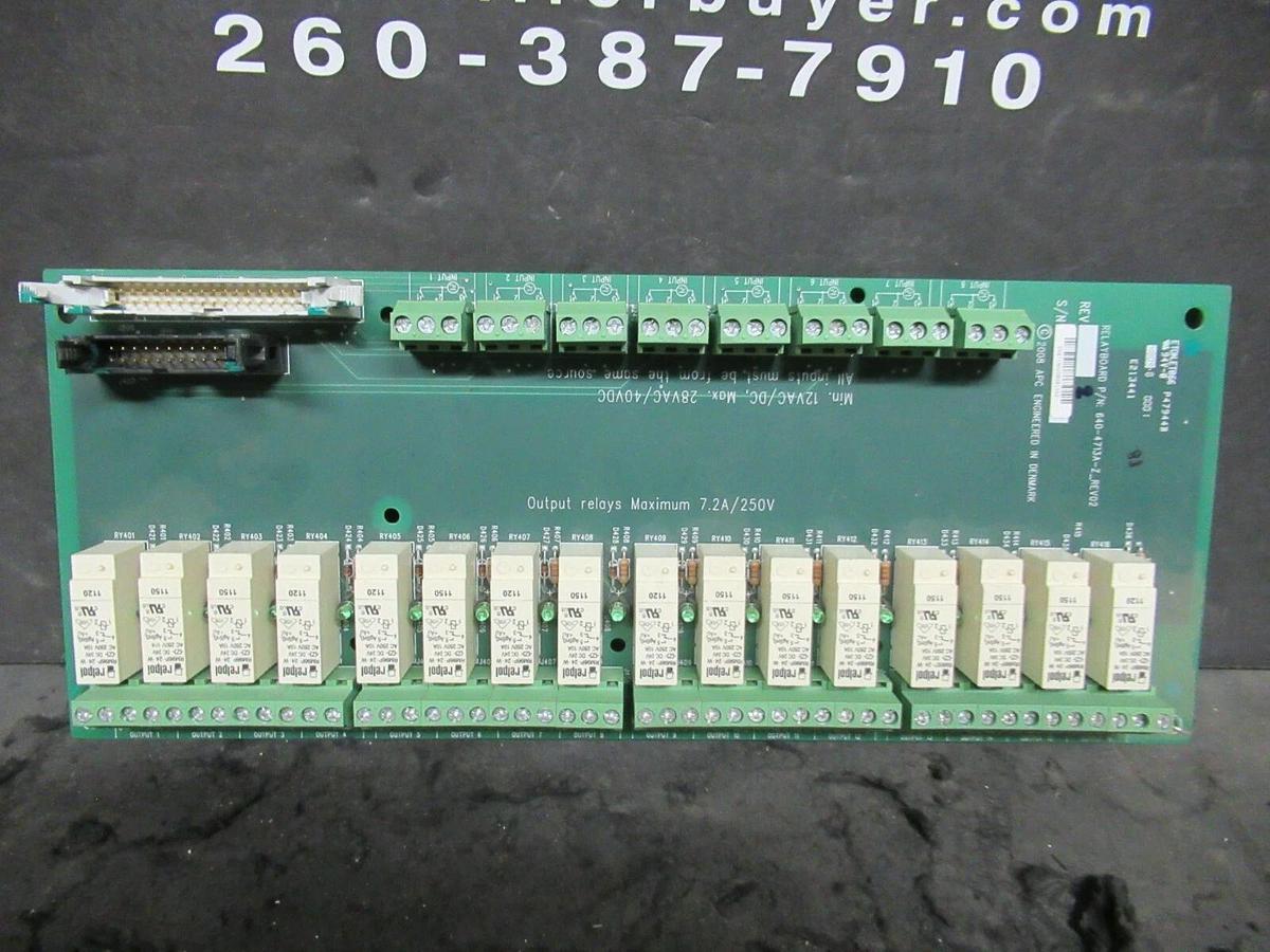 Used APC RELAYBOARD 640-4713A-Z REV 02 ETON.ET866 RELAY CIRCUIT BOARD **WARRANTY**