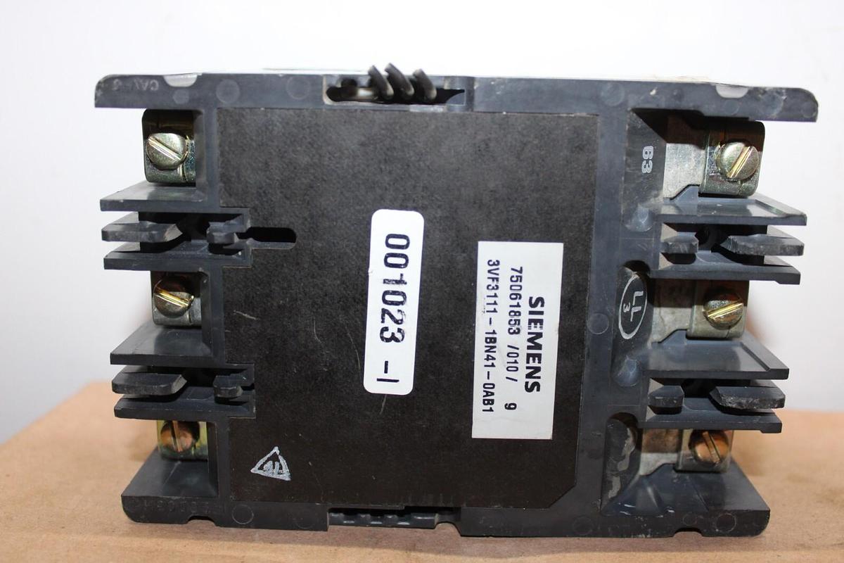 Used SIEMENS CIRCUIT BREAKER 3VF3111-1BN41-0AA0 600 VAC 3-POLE 50-63 AMP *WARRANTY*