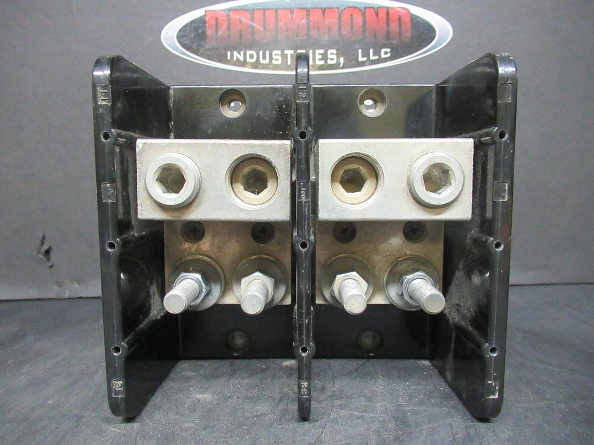 Used MARATHON TWO POLE POWER DISTRIBUTION BLOCK 1452205 1452599 600 VOLT 760 AMP