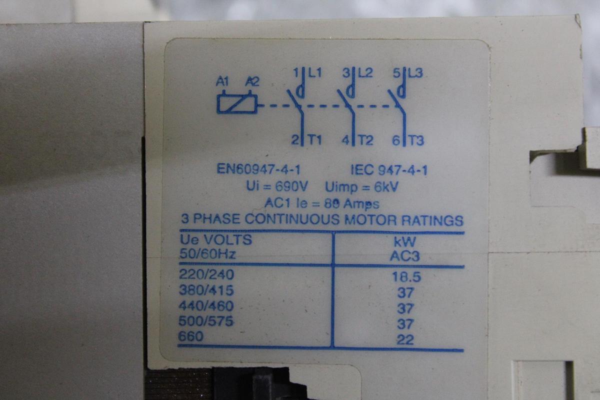 Used WESTINGHOUSE NEMA CONTACTOR A201KFC 211 AMP 4DP 600 VAC