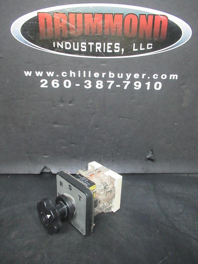 Used KACON CAM AMMETER SELECTOR SWITCH KAM-S1 KAM-CA2 3 PHASE 250 VAC 120 VDC 20 AMP