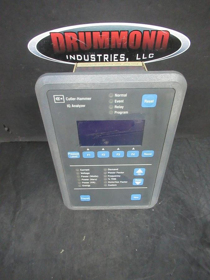 Used CUTLER HAMMER IQ ANALYZER IQA 6400 66D2045Q01 REV. 5 9N46 5275C54G01