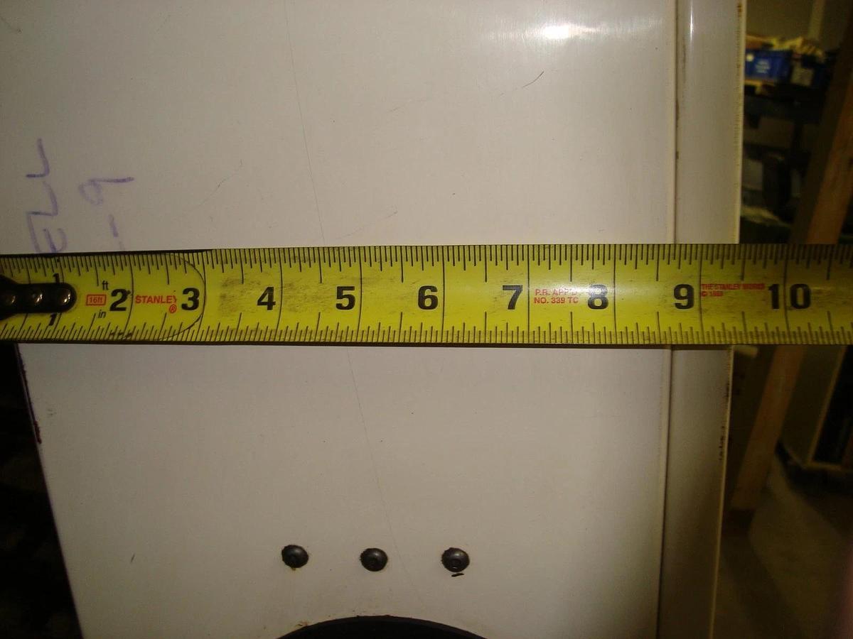 Used OPERATOR INTERFACE ENCLOSURE 4 FT FLAT PANEL STYLE INDUSTRIAL COMPUTER STAND