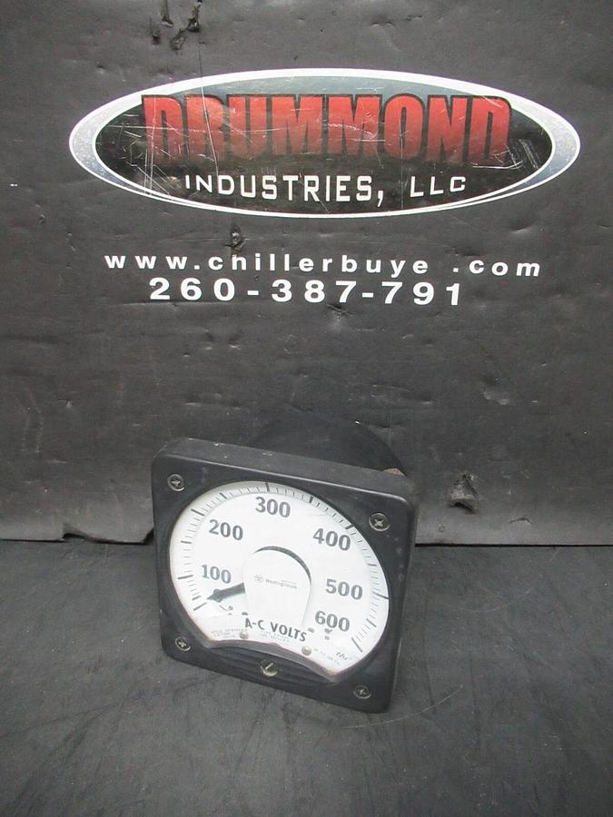 Used WESTINGHOUSE AC VOLT METER 291B462A10 KA-241 600 VOLT **WARRANTY INCLUDED**