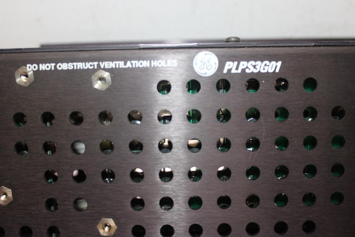 Used GENERAL ELECTRIC POWER SUPPLY UNIT PLPS3G01 36-72 VDC 3-6 AMP PG418