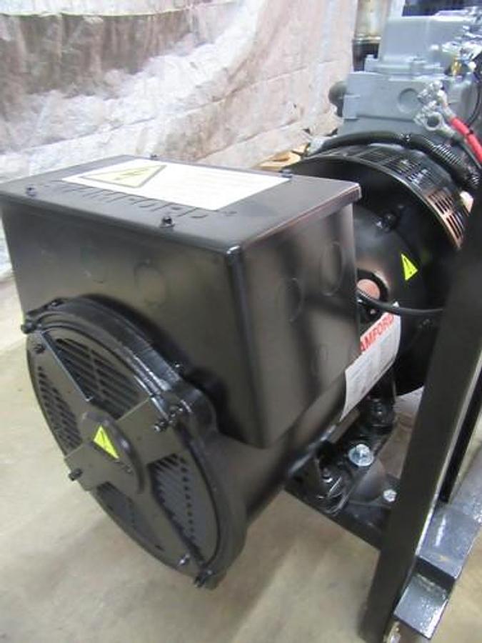 Refurbished 25 KW DIESEL KUBOTA GENERATOR 120/208V GENUINE STAMFORD NO WAIT IN STOCK