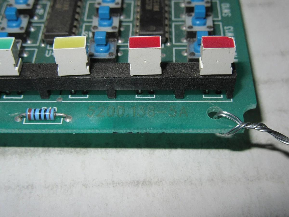 Used ADTRAN 5200.138-5A CIRCUIT BOARD / SCREEN WITH PVC160204AYL DISPLAY 497-0400540