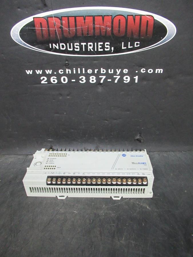 Used ALLEN BRADLEY MICROLOGIX1000 1761-L32BBB SER. D 30 VDC 1.5 AMP **WARRANTY**