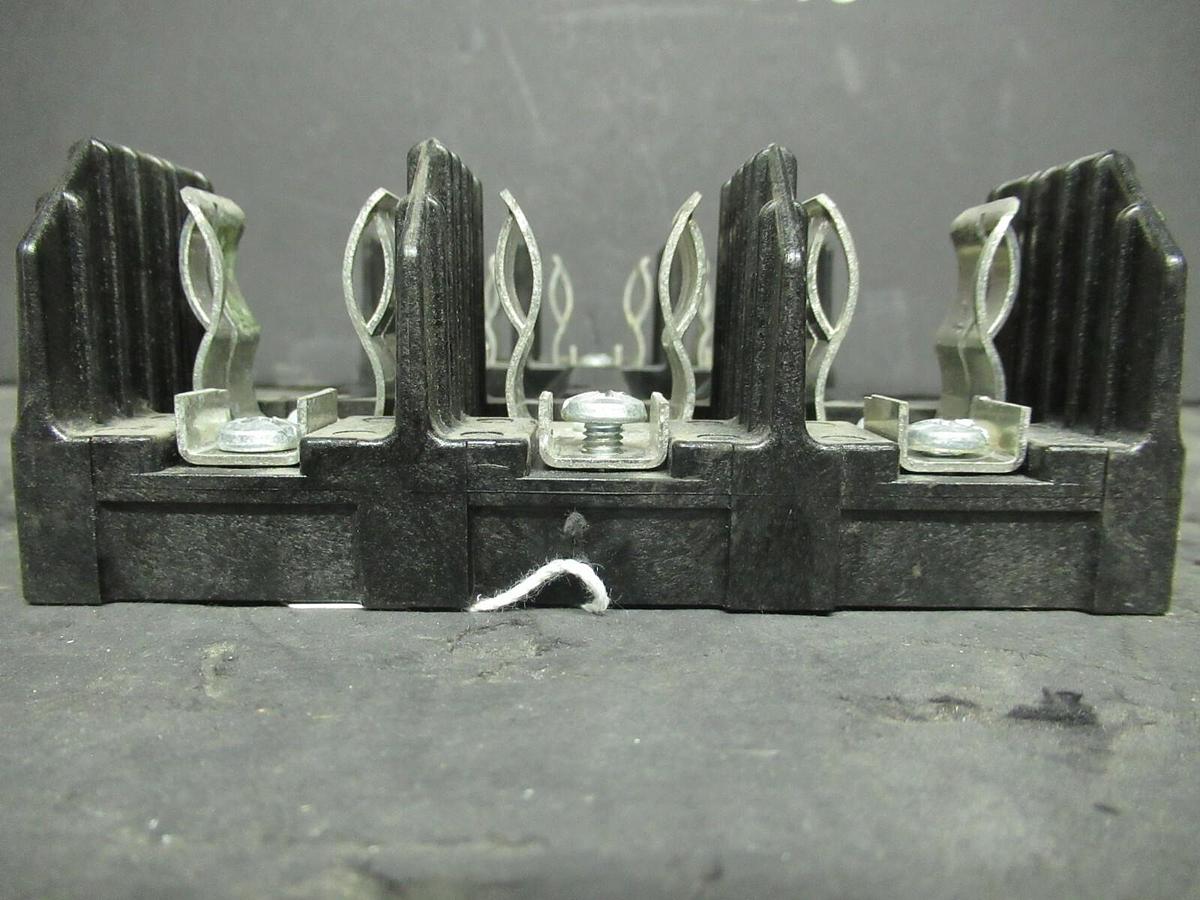 Used BUSSMAN FUSE HOLDER H60060-3S FOR 60 AMP 600 V FUSES **WARRANTY**