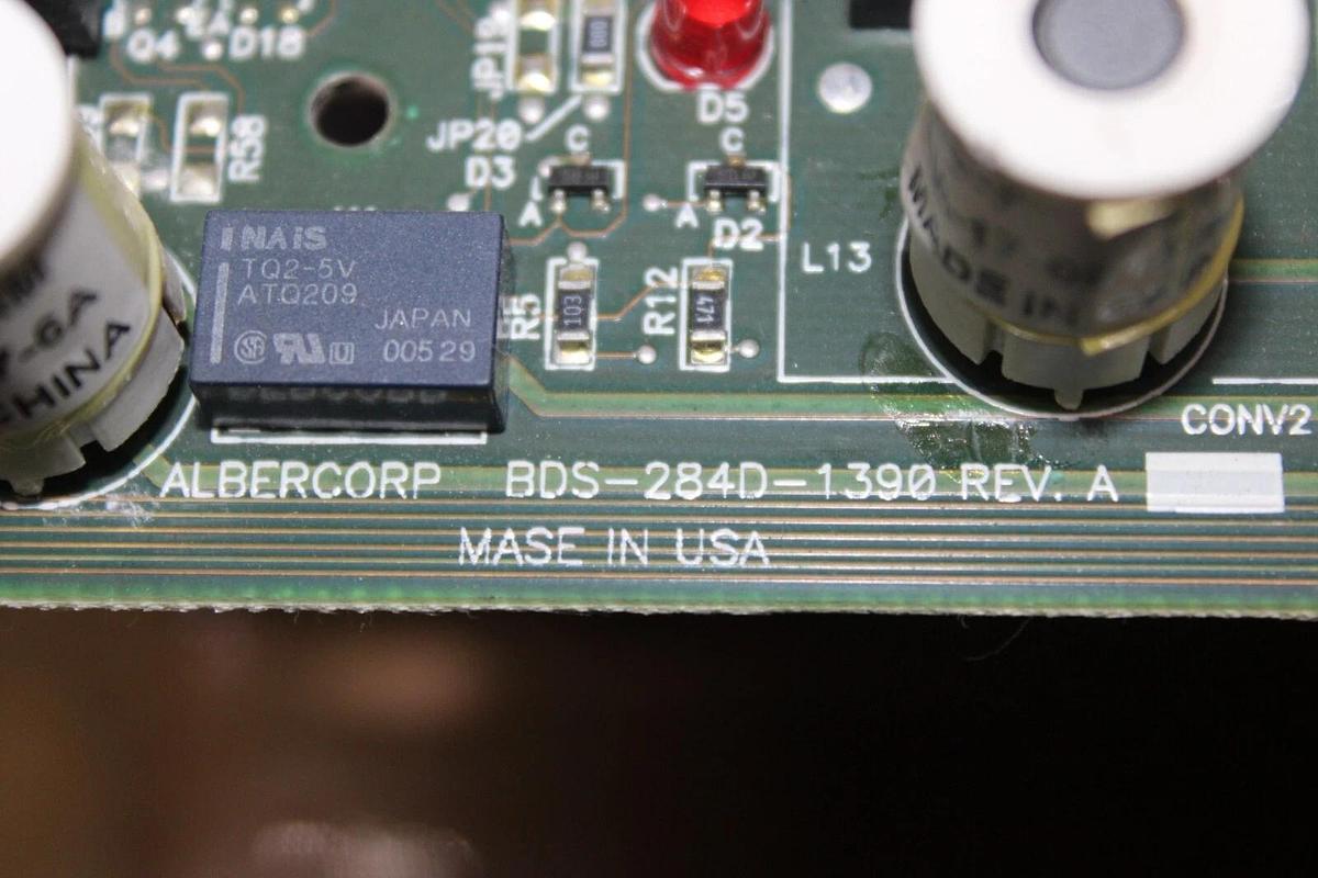 Used ALBERCORP CIRCUIT BOARD BDS-284D-1390 REV. A **WARRANTY INCLUDED**