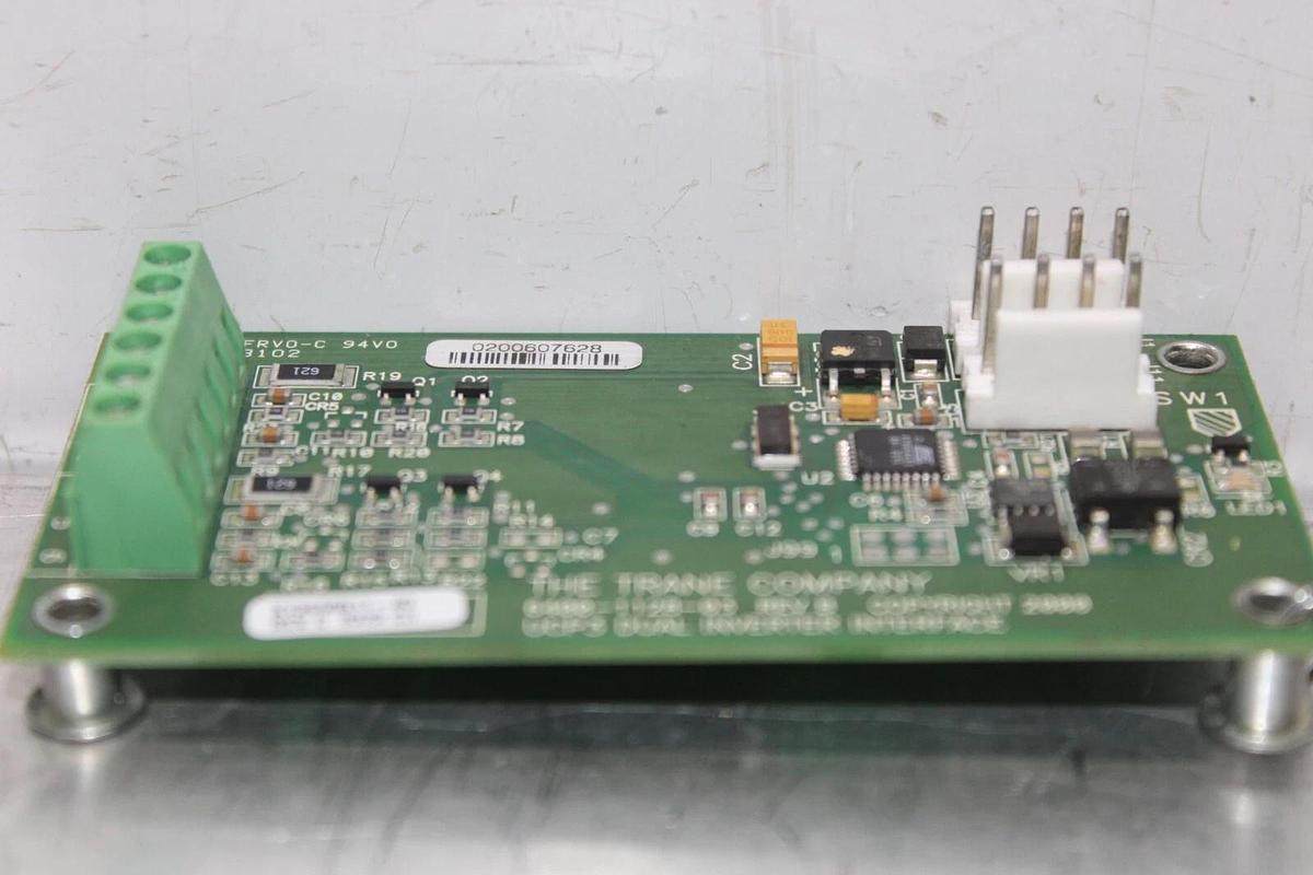 Used TRANE UCP3 DUAL INVERTER INTERFACE 6400-1128-03 REV. B X13650811-03 REV. C