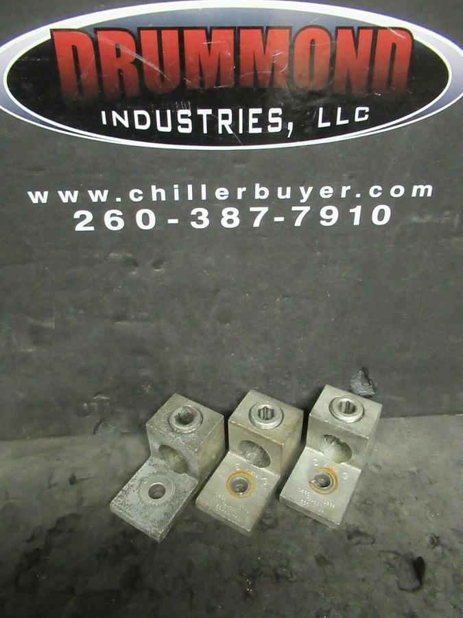 Used (3) QTY ILSCO TA-500 1 (SINGLE) BARREL MECHANICAL CONNECTOR LUG TAP 500 MCM - 4