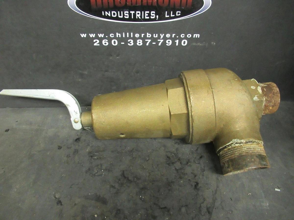 Used APOLLO CONBRACO 2" HOT WATER PRESSURE SAFETY RELIEF VALVE 10-618 50 PSIG