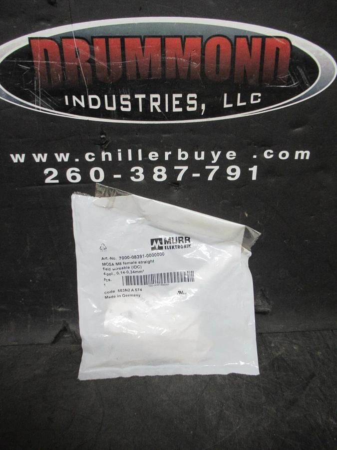 NEW IN BAG MURR ELEKTRONIK WIREABLE FIELD CONNECTOR 7000-08391-0000000