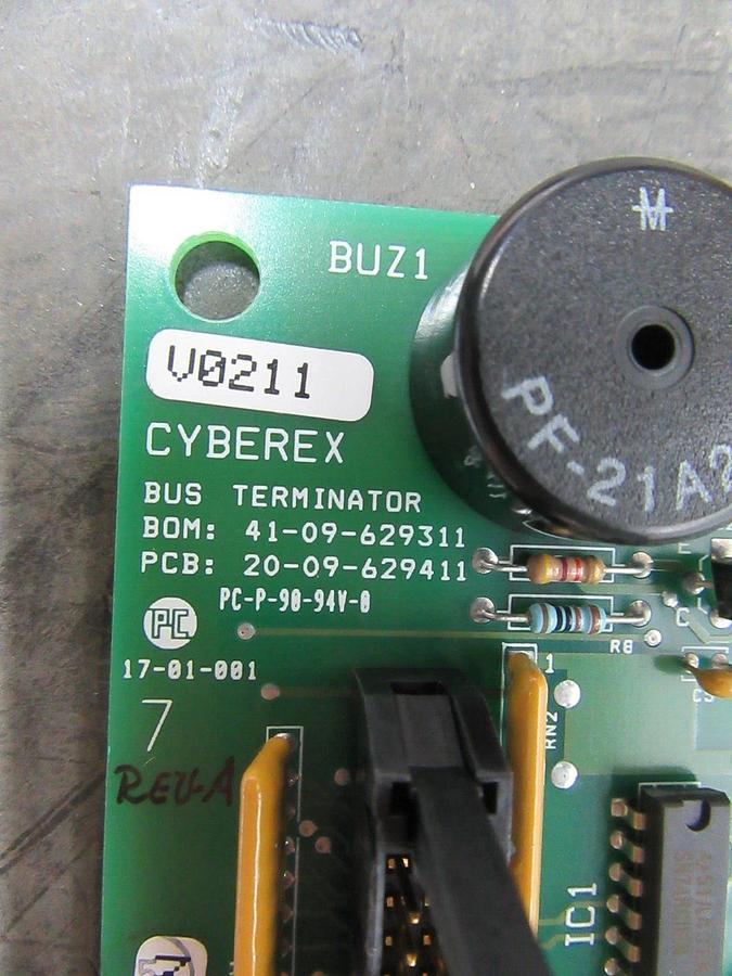 CYBEREX BUS TERMINATOR CIRCUIT BOARD 41-09-629311 REV. A 20-09-629411