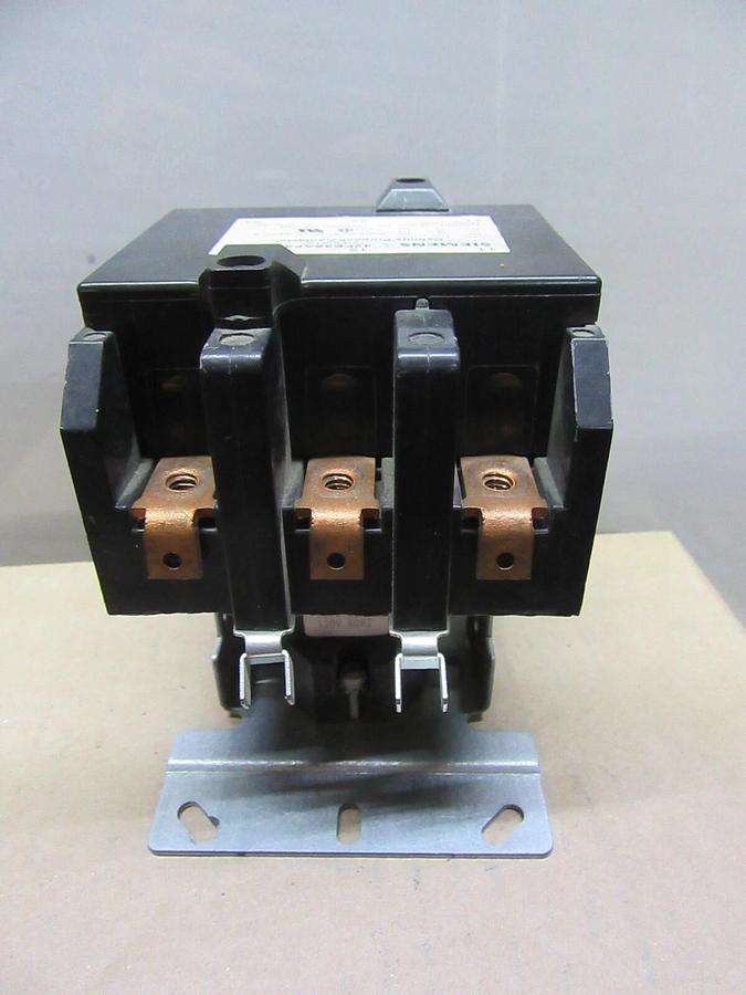 Used SIEMENS CONTACTOR 42FE35AF306R HN53CC024 75 AMP 600 VAC COIL: 110/120 VOLT