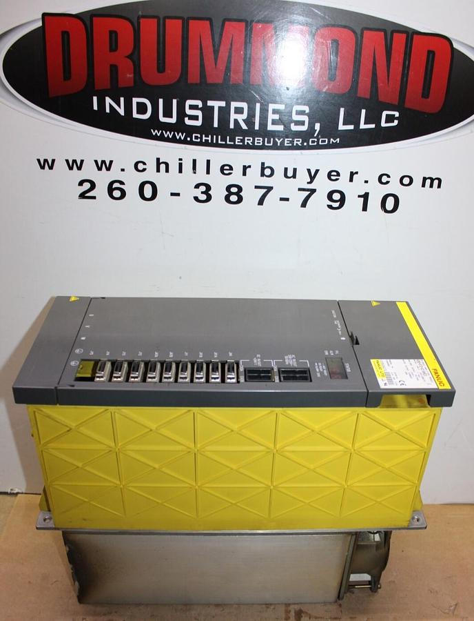Used FANUC SPINDLE AMPLIFIER MODULE A06B-6102-H215 230 VAC 17.5 kW 63 AMP 325 VDC