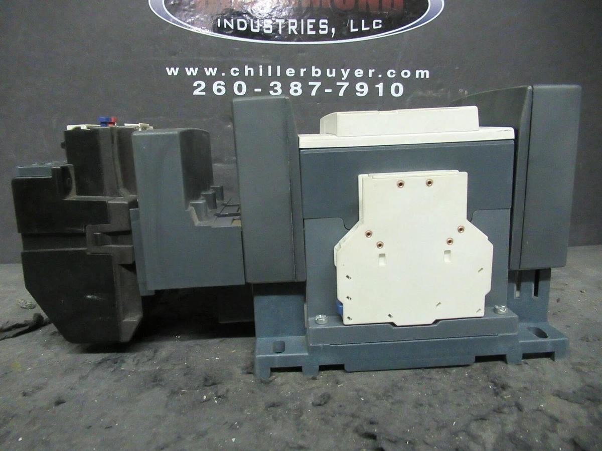 Used SCHNEIDER STARTER LC1D150 160 AMP 600 VOLT 3-POLE 125 HP 3-PHASE W/ LR2D43