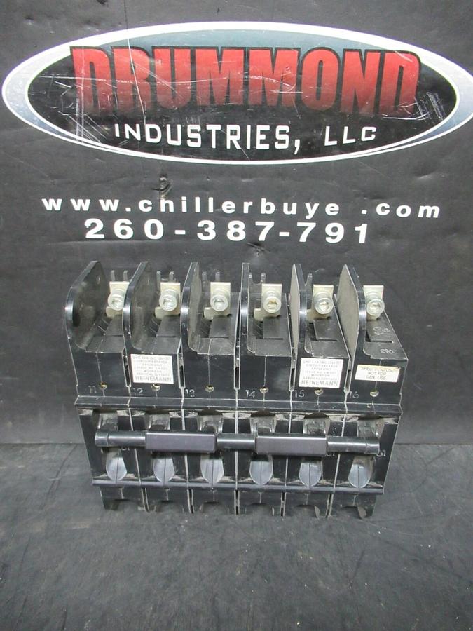 Used HEINEMANN BREAKER CF6-Z1-73 CF6-G8-DU 70 AMP TRIP 240 VAC HH83XE664A