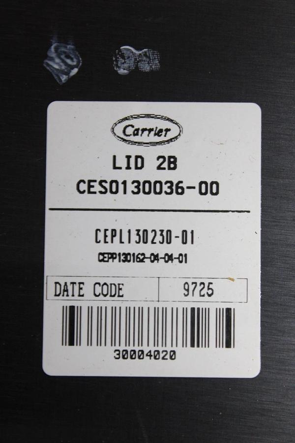 Used CARRIER COMFORT NETWORK LID2 DISPLAY INTERFACE CES0130036-00 CEPL130230-01
