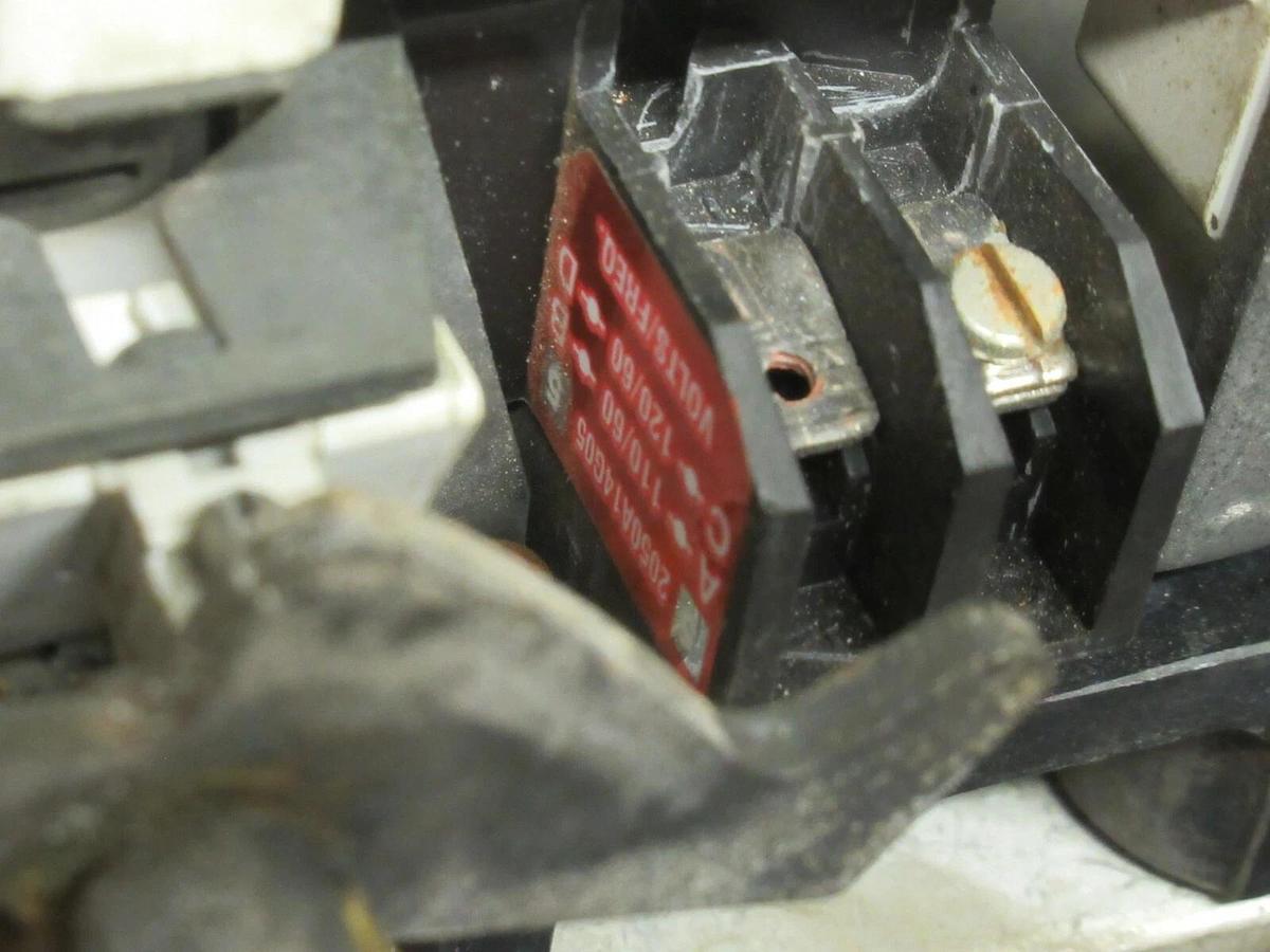 Used EATON NEMA CONTACTOR A201K5CA 270 AMP 200 HP 600 VAC NEMA 5 3-PHASE COIL: 120V