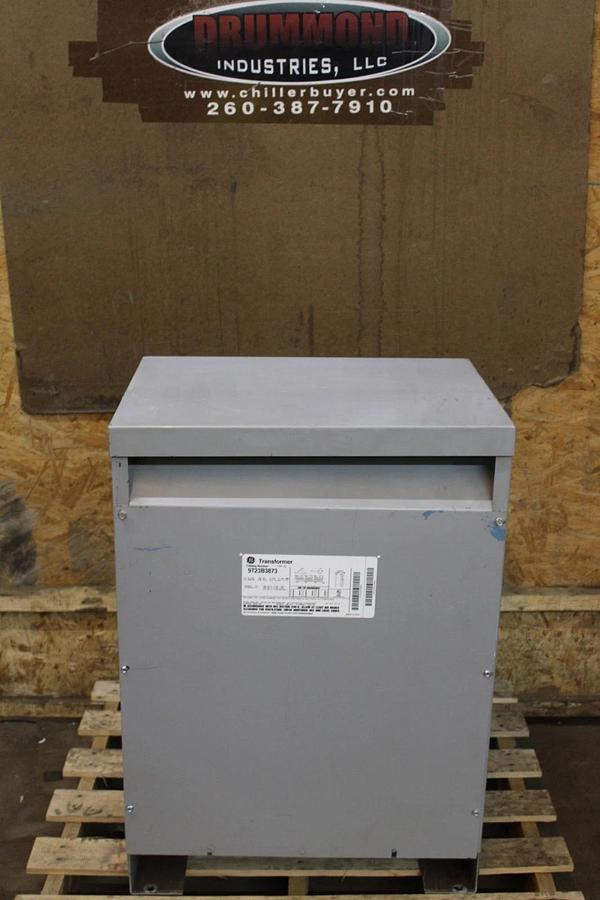 Used 45 kVA GE TRANSFORMER 9T23B3873 HIGH: 480V LOW: 208/120V 3-PHASE 60 HZ