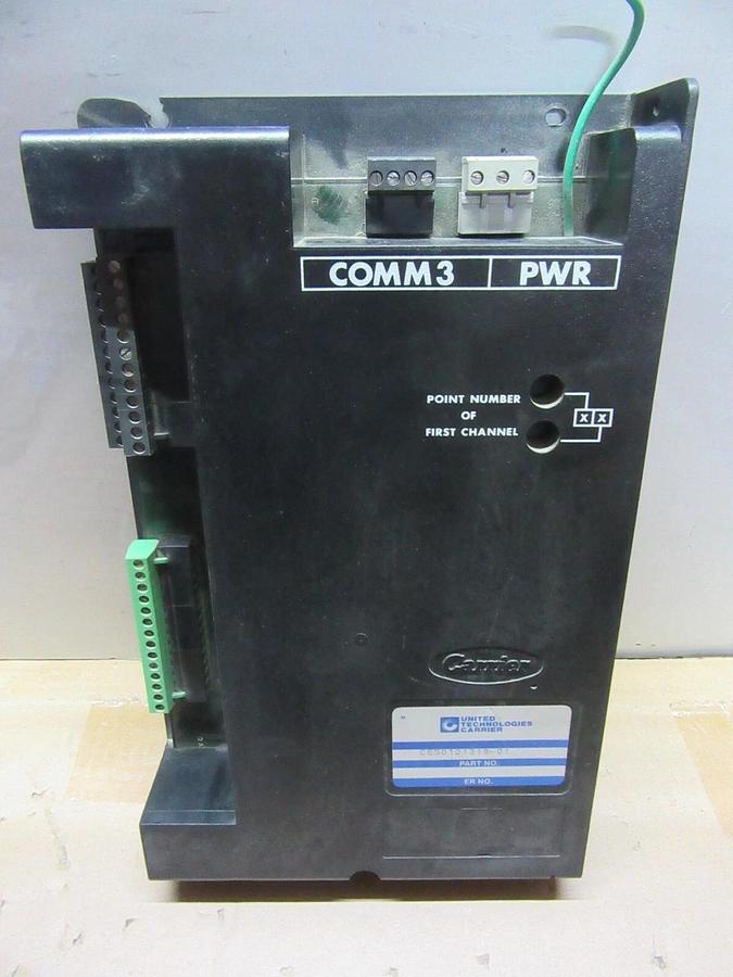 Used CARRIER STARTER MANAGEMENT MODULE CEAS421319-01 REV. 01 CESO121319-01