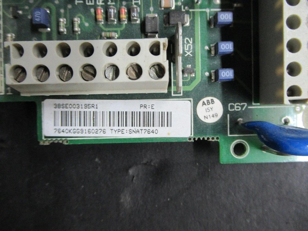 Used ABB CONTROL MOTHERBOARD SNAT7640 3BSE003198R1 7640KGG9160276